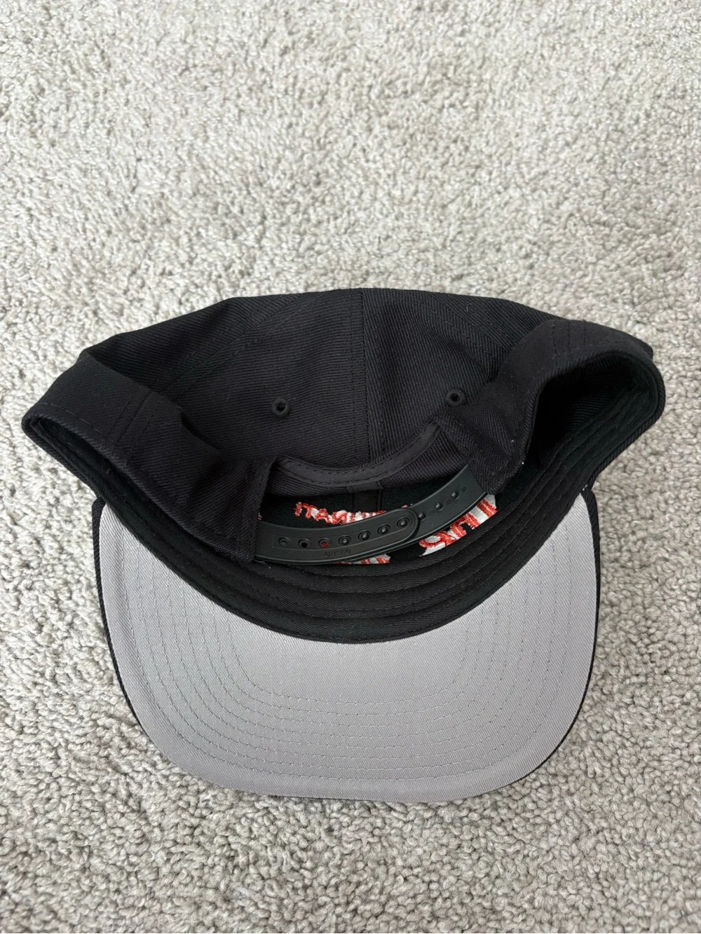 Cincinnati Bengals “The Jungle” Script Black Snapback Hat